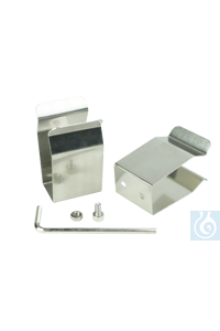 sunlab&reg; Metallklammern für 15 ml Röhrchen (10 Stück) Ersatz Halteklammern aus Aluminium mit...