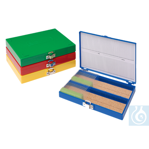 neoLabLine Slide Box for 100 OT, ABS, yellow