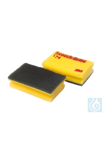 neoLab® cleaning sponge, yellow-green, 92x70 mm, 10 pcs/pack
