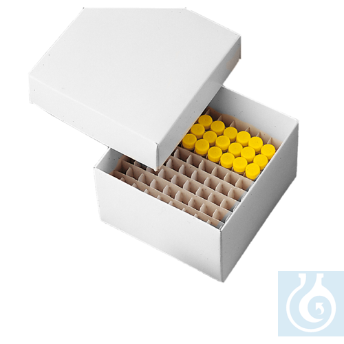 neoLabLine Kryobox beschichtet aus Karton, weis...