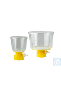 qpore® Bottle-Top-Filter, PVDF, 500 ml, 0,22 µm, Ø 90 mm 24 St./Pack qpore® bietet ein...