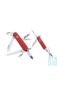 neoLab® Schweizer Taschenmesser groß Modell Victorinox, groß, rot Länge ca. 85 mm bestehend aus:...