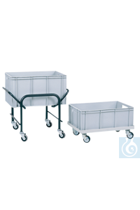 neoLab® Containerwagen ABS kunststof, voor trays 60 x 40 cm