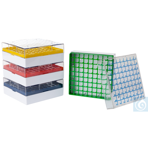 neoLab&reg; Kryoboxen (PC), 81 Plaetze, 53 mm h...