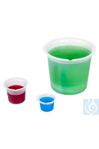 neoLab® Einmal-Becher aus PS, 50 ml, 500 St./Pack Probenbecher aus PS. Einsatzbereich von -20°C...