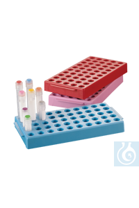 neoLab® cryo tube workstation 5 x 10 places, pink, 4 pcs./pack