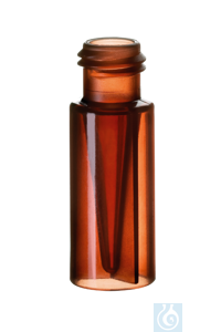 neochrom® Kurzgewindeflaschen ND9, 0,7 ml, PP transparent, 32 x 11,6 mm, 100 St.