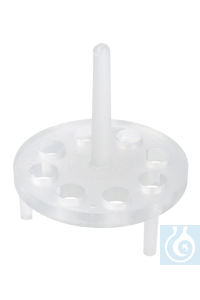 neoLab® Reaction vessel insert for water baths, 8 openings 66 mm Ø