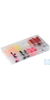neoChoice Sortimentskasten (PS), 20 Fächer Sortimentskasten mit Klappdeckel, Unterteil blau,...