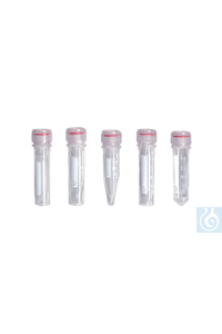 neoLab® neoScrew-Microtubes 1,5 ml steril grad., Kappe, selbststeh., 10x50 Stck.