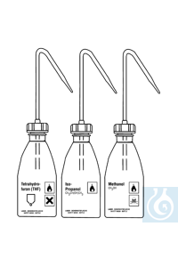 neoChoice Schriftspritzflaschen PE 500 ml 'Wasser Dest.' Nr E-1718 Spritzflaschen aus PE500 ml,...