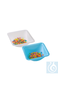 Wegwerpweegschalen wit, 41 x 41 x 8 mm, 500 st./verpakking Flexibele plastic weegschalen van...