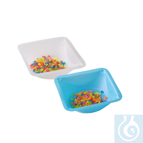 neoChoice Einmal-Wägeschalen blau, 140 x 140 x 22 mm, 100 St./Pack