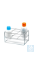 neoLab® Zentrifugenflaschen-Gestell für 6 Flaschen Zur Aufbewahrung konischer Zentrifugenflaschen...
