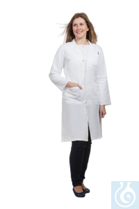 Dames laboratoriumjas, 100 % katoen, maat 46 Modieuze, voordelige laboratoriumjas, slanke pasvorm...