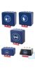 neoChoice Aufbewahrungsbox f. Mundschutz, blau, midi Sichere und saubere Aufbewahrungsbox für...