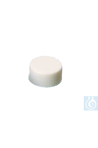 neochrom® UltraBond Schraubkappen ND24 geschl., Silikon natur/PTFE beige, 100 St Kappe und Septum...