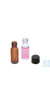 neochrom® Gewindeflaschen ND8, 1,1 ml Klarglas 32 x 11,6 mm, konisch, 100 St./Pa...