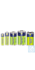 Nickel-Metall-Hydrid-Akku E-Block, Typ 6F22, 170 mAh, 9 V
