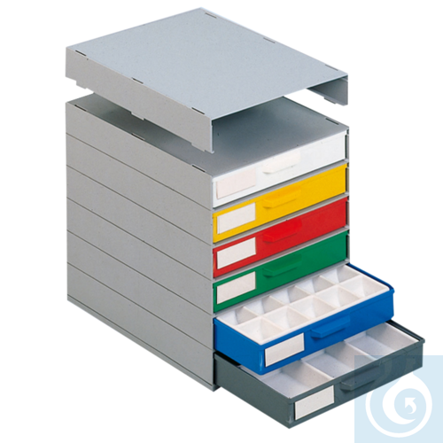 neoLab&reg; Sortimentsschrank mit 4 Schubladen ...