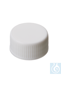 neochrom® Schraubverschlüsse, PP weiß geschlossen, Gewinde 24-400, 100 St./Pack Schraubkappen ND...