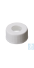neochrom® screw caps, PP white, 12,5 mm hole, thread 24-400, 100 pcs./pack
