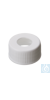 neochrom® Schraubverschlüsse, PP weiß, 12,5 mm Loch, Gewinde 24-400, 100 St./Pac Schraubkappen ND...