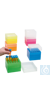 neoLabLine Aufbewahrungsbox für 50 ml-Röhrchen, 3 x 3 Plätze, blau Aufbewahrungsbox für 15/50 ml...