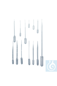 neoLab® Pasteur pipettes 1.0 ml, ungraduated, 104 mm lg., 400 pcs./pack