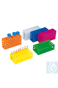 neoLabLine Combi Tube Rack, transparent