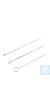 neoLab® Impföse Platin-Iridium-Draht, 0,6 mm Ø, Öse 1 mm Ø, 50 mm lang Geeignet zum mehrfachen...