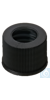 neochrom® screw cap PP black, ND10 w. Hole 7 mm, 100 pcs./pack