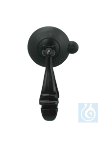 neoLab® glove clips with suction cup, black