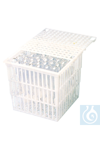 neoLab® plastic basket 152 x 152 x 152 mm, without lid