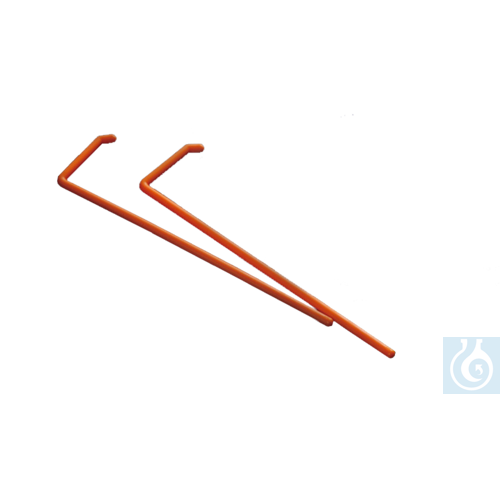 Moonlab® Drigalskispatel (L-förmig), steril, orange, einzeln verpackt, PS