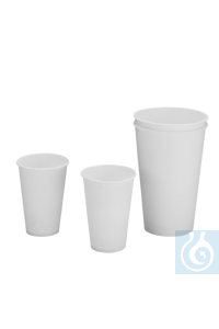 Disposable paper cups, 200 ml, PE-coated, 112 pcs/pack