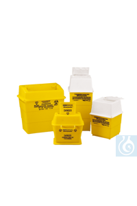 neoLab® SharpSafe (PP) 4 l Sicheres System zur Beseitung von scharfkantigen, gefährlichen oder...