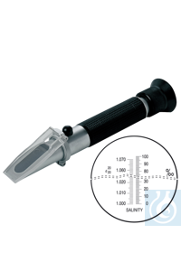 neoLab® Handheld refractometer for weak salt concentration, 0-100%o