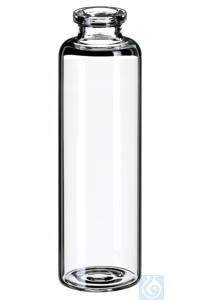 neochrom® ND20 Headspace Flaschen, 5 ml Klarglas, 38 x2 0 mm, flacher Boden , 10