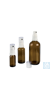 neoLab® Pumpzerstäuberflasche 100 ml, braun Leichte Fläschchen mit Schutzkappe aus PS und...