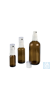 neoChoice Pumpzerstäuberflasche, Polystyrol (PS), 50 ml, braun Leichte Fläschchen mit Schutzkappe...