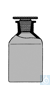 neoChoice Steilbrustflaschen braungl.2000ml Eh Glassto. NS29/32 Nr. E-1453 mit NS-Glasstopfen