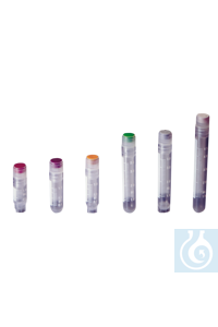 neoLab® Kryoröhrchen m. Innengewinde, steril, runder Boden, 5 ml, 100 Stck./Pack Kryoröhrchen...