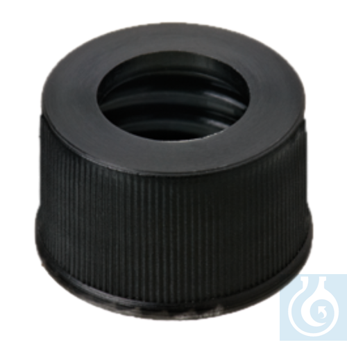 neochrom&reg; Schraubkappen ND13 mit Loch, PP s...