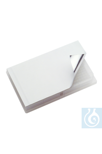 neoLab&reg; PCR kleeffolie, gelamineerd aluminium, 78 x 120 mm lg, 100...