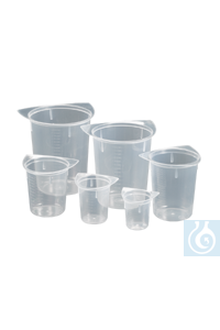 neoChoice Tripour-Becher aus PP, 800 ml, Pack a 100 St. Bruchsichere Becher mit drei speziell...