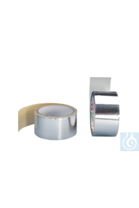 neoLab® Aluminium-Klebeband, 0,04 mm stark, 50 mm br., Rolle 100 m Klebeband aus Aluminium mit...