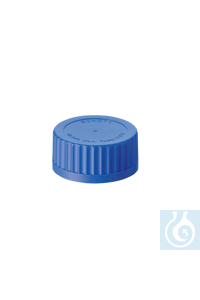 neoLab® Schraubkappen aus PPN blau, GL 45 10 St./Pack blau Schraubkappen passend für Duran ®...
