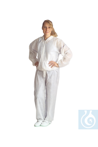 neoLab® protective overall made of Tyvek without hood, size M