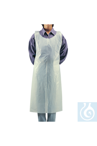 2Artikelen als: neoLab&reg; Wegwerpschorten 75 x 125 cm, PE wit gehamerd, 100 st./verpakking...